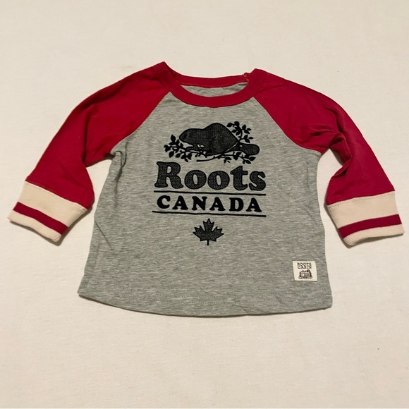 Baby Roots Long Sleeve Shirt 3-6 Months - Picture 1 of 16